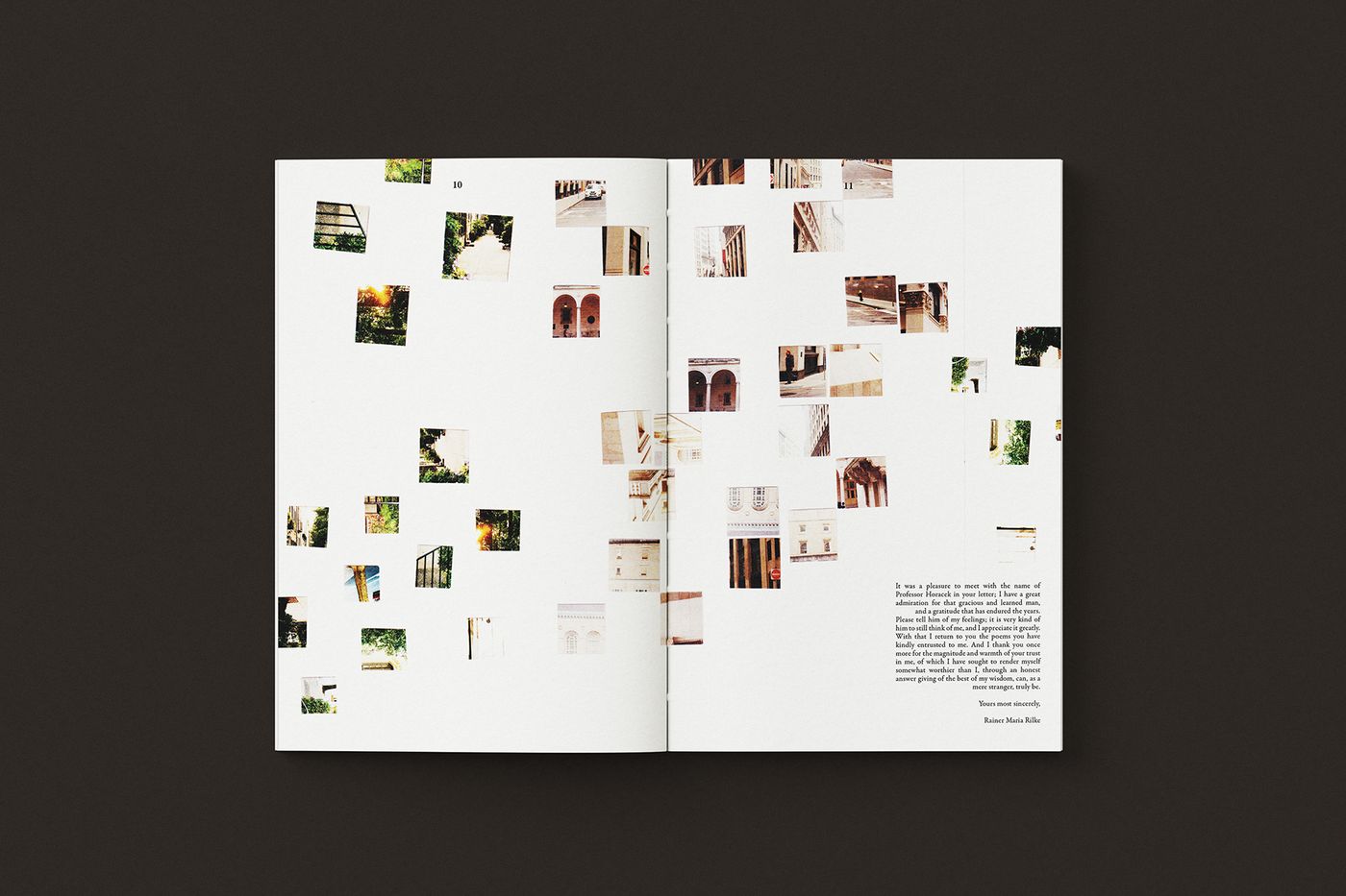 Letters to a Young Poet book design mockup five.