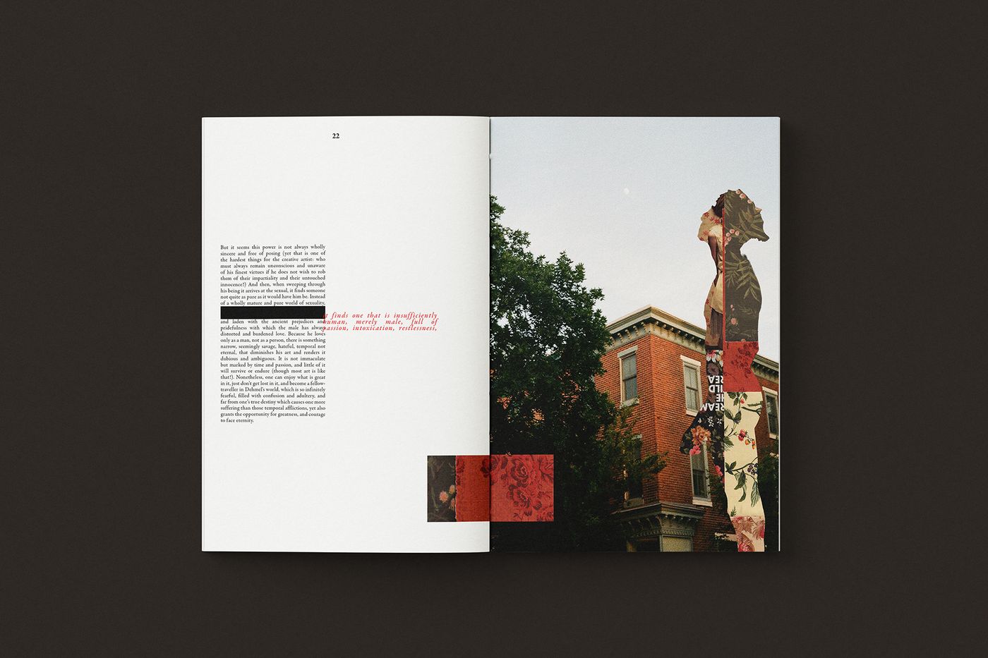 Letters to a Young Poet book design mockup eight.